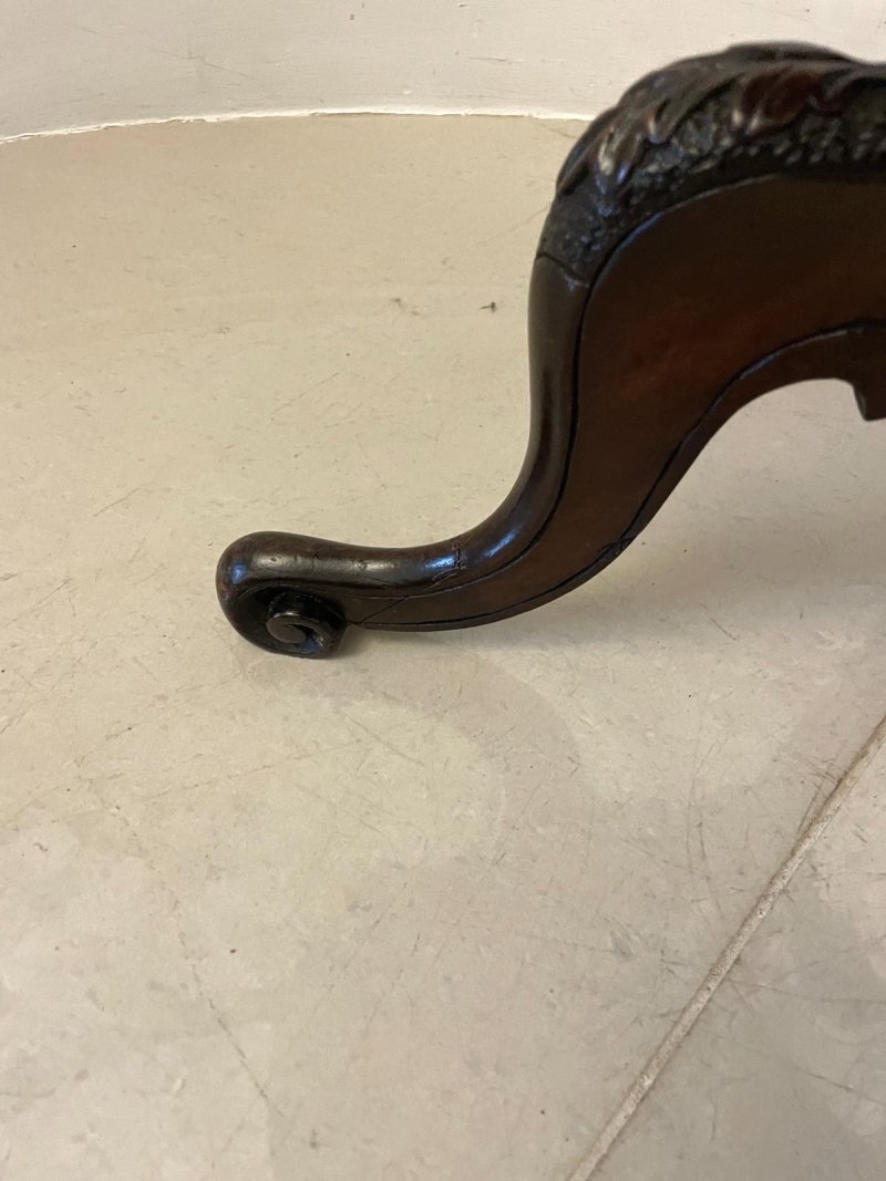 Antique Victorian Quality Burr Walnut Chess Table - Image 12